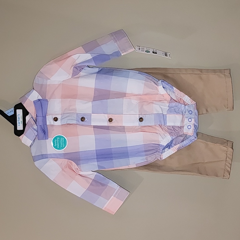 Carter's Child of Mine Baby Boy Outfit 3-Piece Set, 3-6 months